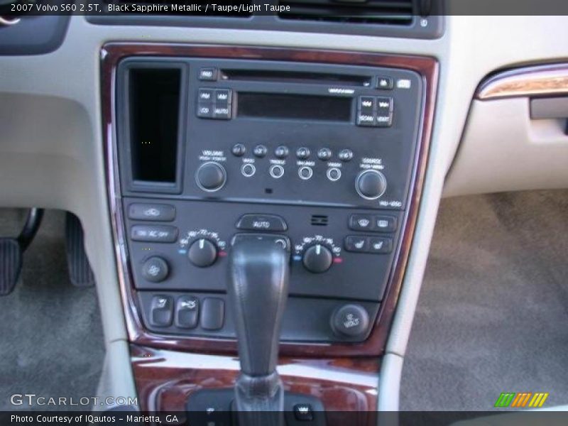 Black Sapphire Metallic / Taupe/Light Taupe 2007 Volvo S60 2.5T