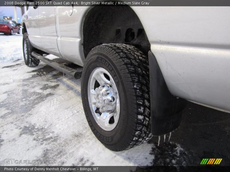 Bright Silver Metallic / Medium Slate Gray 2008 Dodge Ram 2500 SXT Quad Cab 4x4