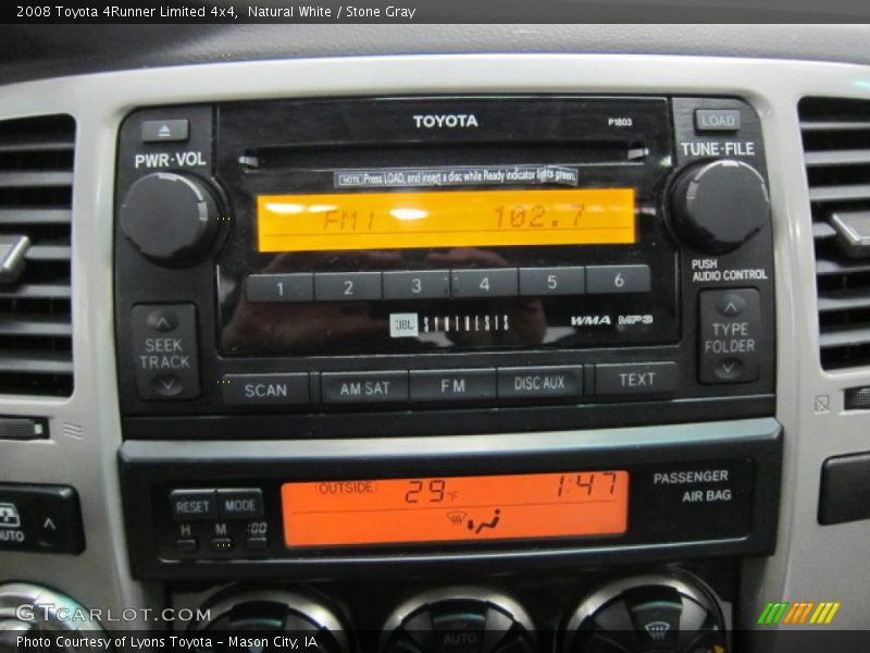 Natural White / Stone Gray 2008 Toyota 4Runner Limited 4x4