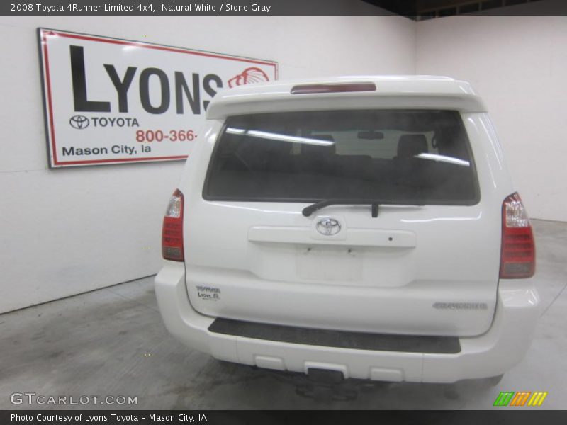 Natural White / Stone Gray 2008 Toyota 4Runner Limited 4x4