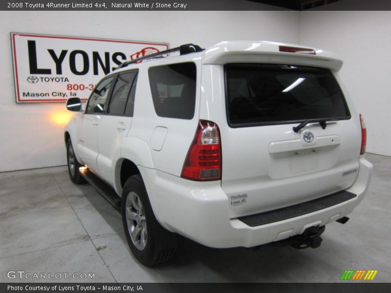 Natural White / Stone Gray 2008 Toyota 4Runner Limited 4x4