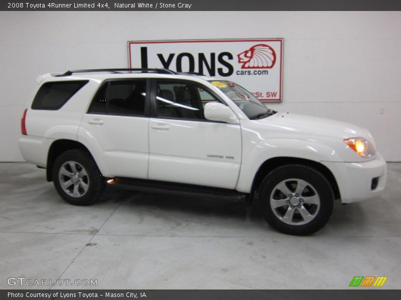 Natural White / Stone Gray 2008 Toyota 4Runner Limited 4x4