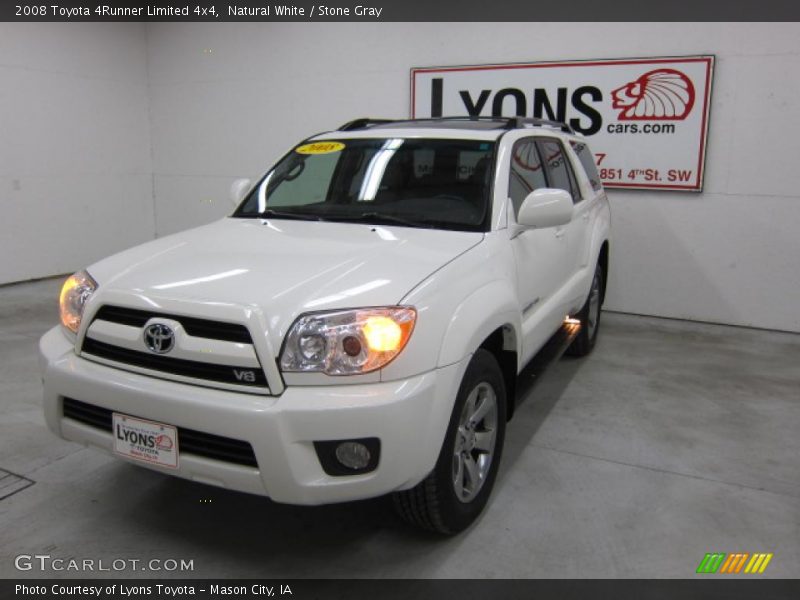 Natural White / Stone Gray 2008 Toyota 4Runner Limited 4x4