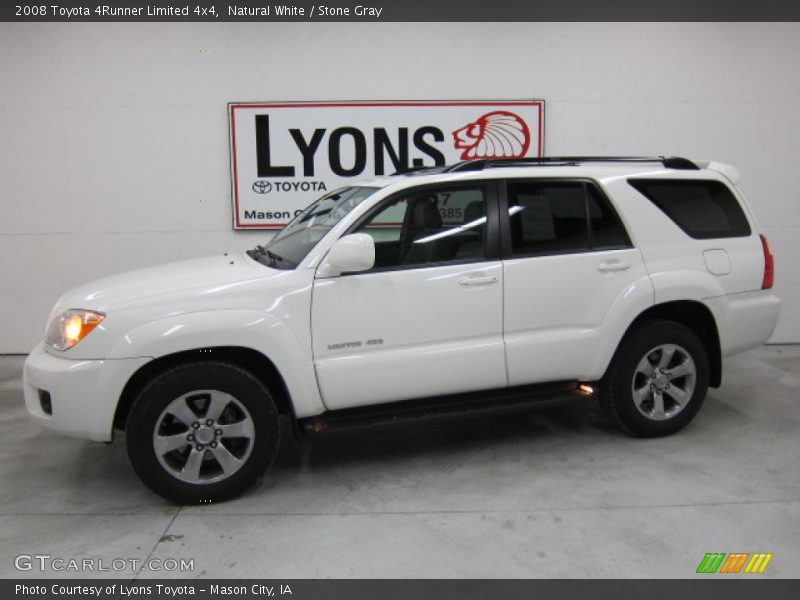 Natural White / Stone Gray 2008 Toyota 4Runner Limited 4x4