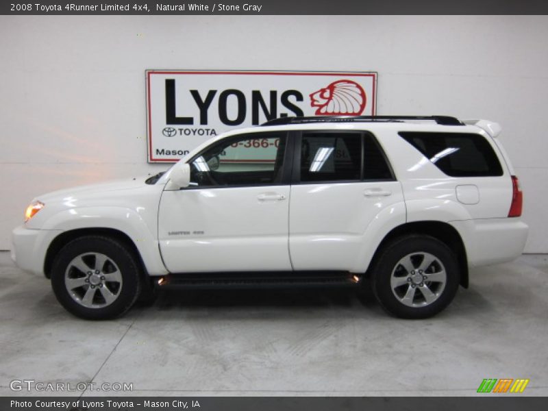 Natural White / Stone Gray 2008 Toyota 4Runner Limited 4x4