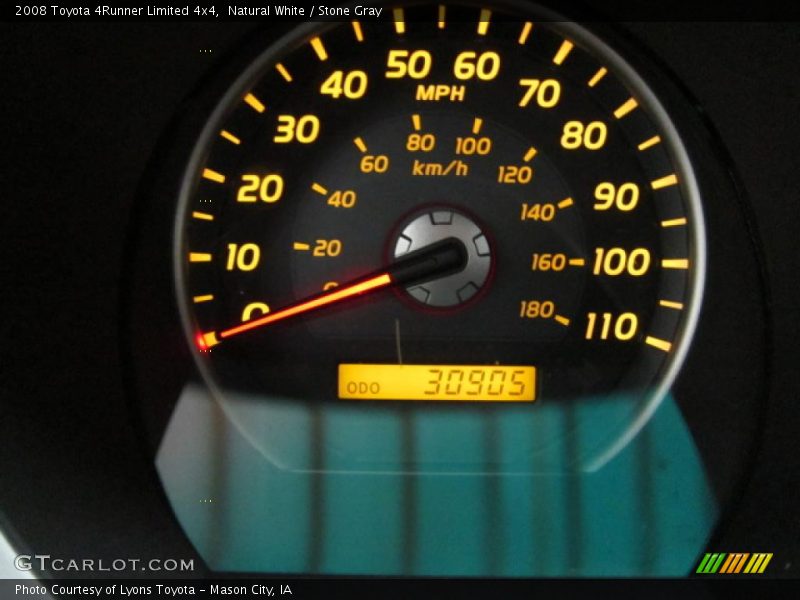 Natural White / Stone Gray 2008 Toyota 4Runner Limited 4x4