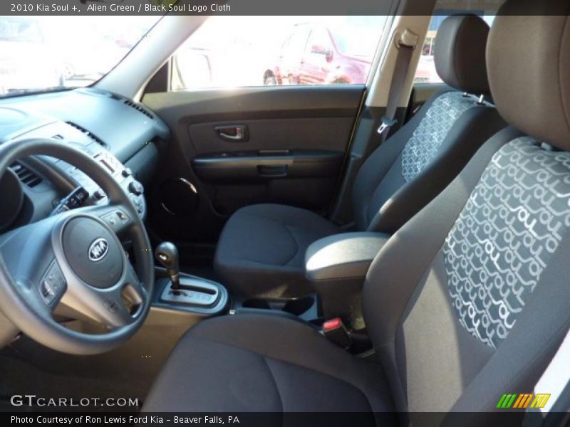 Alien Green / Black Soul Logo Cloth 2010 Kia Soul +