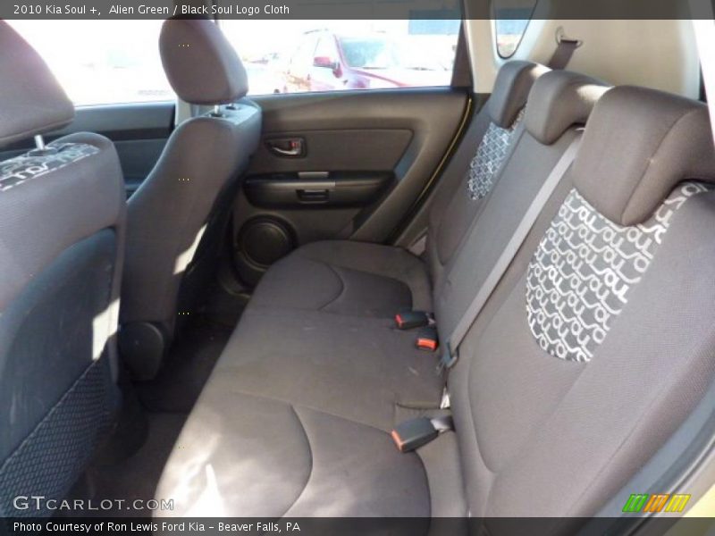 Alien Green / Black Soul Logo Cloth 2010 Kia Soul +