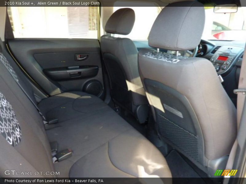 Alien Green / Black Soul Logo Cloth 2010 Kia Soul +