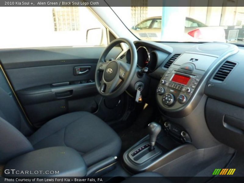 Alien Green / Black Soul Logo Cloth 2010 Kia Soul +