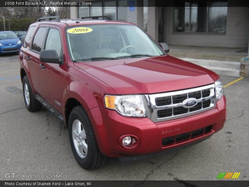 Redfire Metallic / Stone 2008 Ford Escape XLT