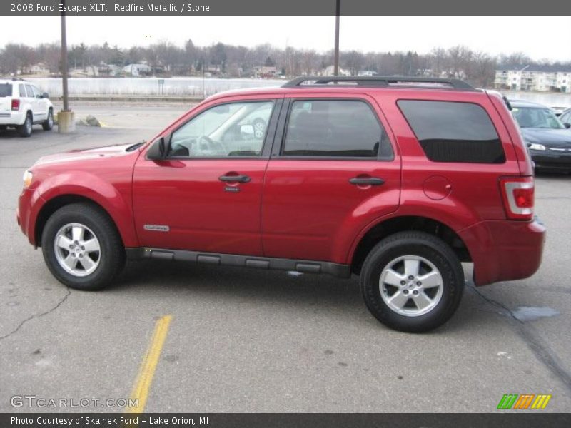 Redfire Metallic / Stone 2008 Ford Escape XLT