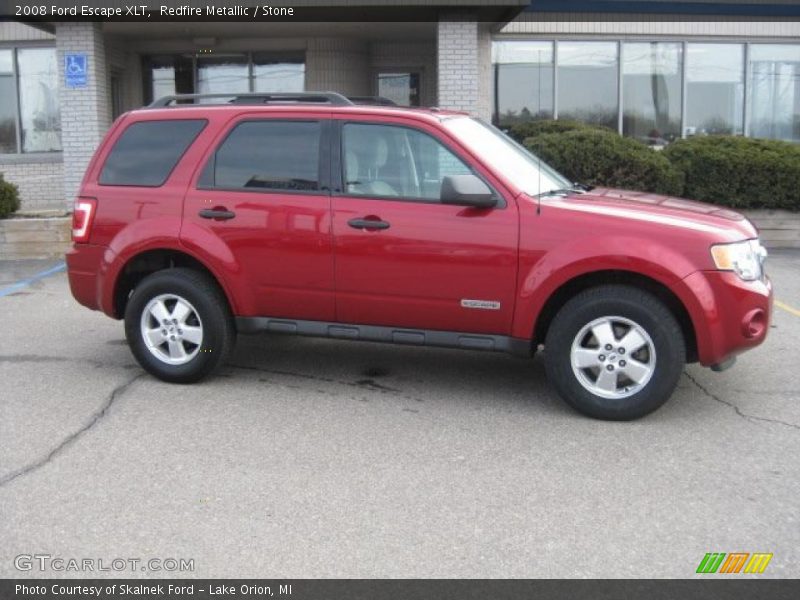 Redfire Metallic / Stone 2008 Ford Escape XLT