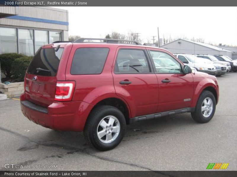Redfire Metallic / Stone 2008 Ford Escape XLT