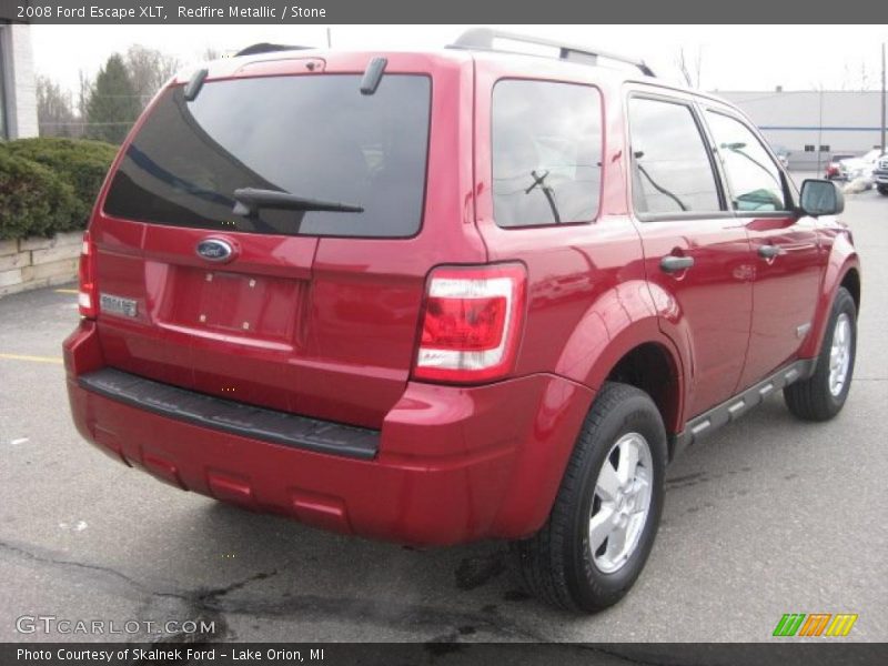 Redfire Metallic / Stone 2008 Ford Escape XLT