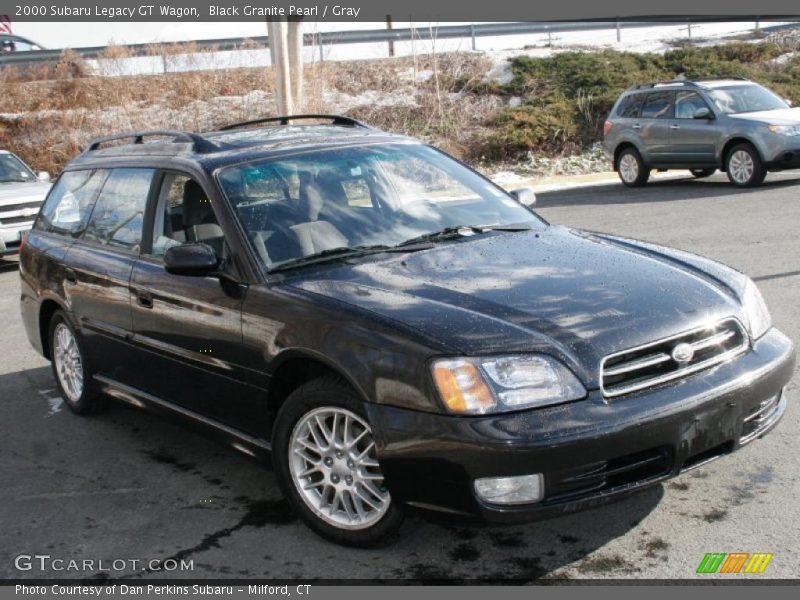 Black Granite Pearl / Gray 2000 Subaru Legacy GT Wagon