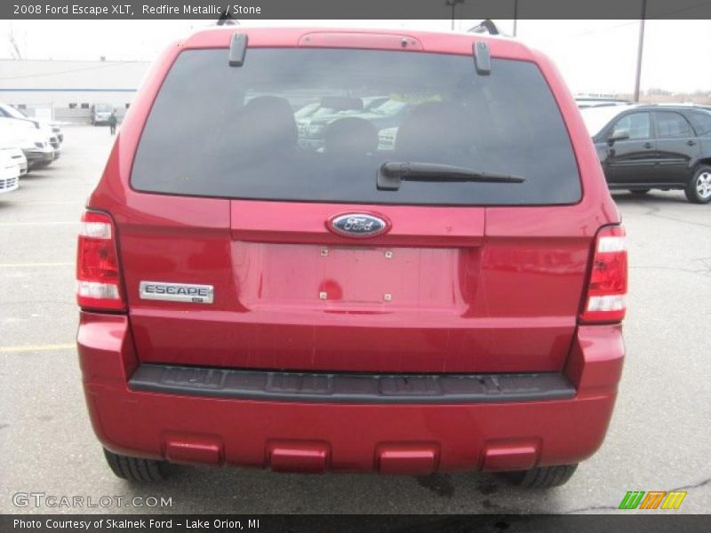 Redfire Metallic / Stone 2008 Ford Escape XLT