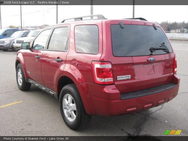 Redfire Metallic / Stone 2008 Ford Escape XLT