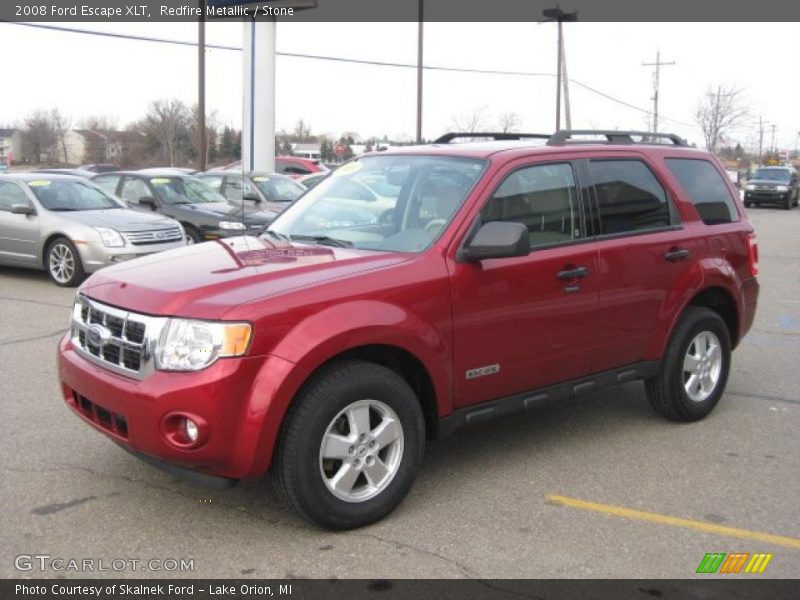 Redfire Metallic / Stone 2008 Ford Escape XLT