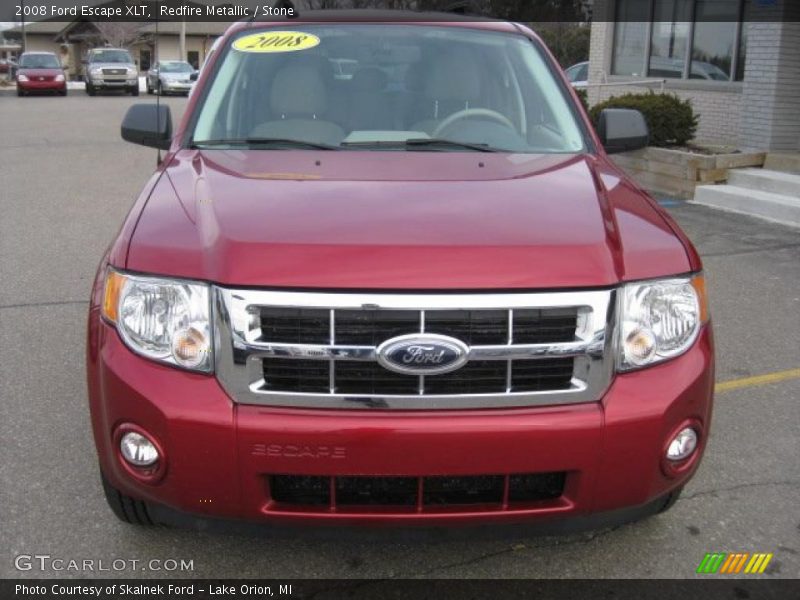 Redfire Metallic / Stone 2008 Ford Escape XLT
