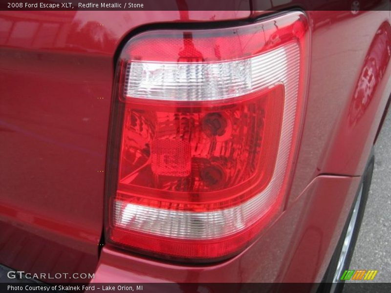 Redfire Metallic / Stone 2008 Ford Escape XLT