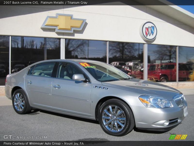 Platinum Metallic / Titanium Gray 2007 Buick Lucerne CXS