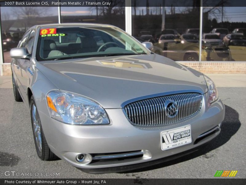 Platinum Metallic / Titanium Gray 2007 Buick Lucerne CXS