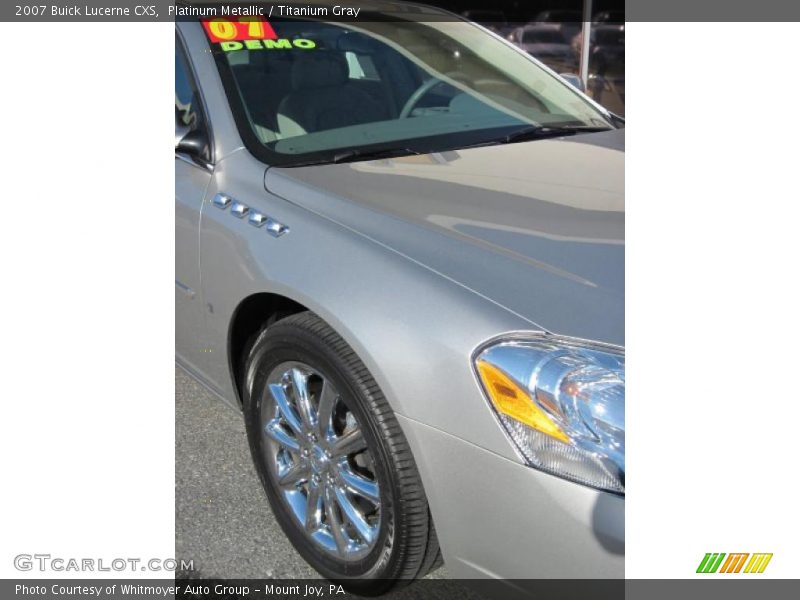 Platinum Metallic / Titanium Gray 2007 Buick Lucerne CXS