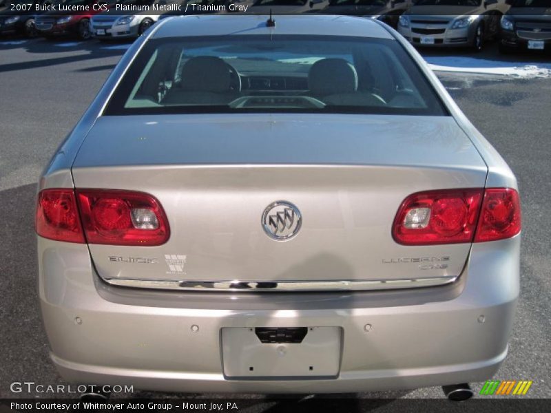 Platinum Metallic / Titanium Gray 2007 Buick Lucerne CXS