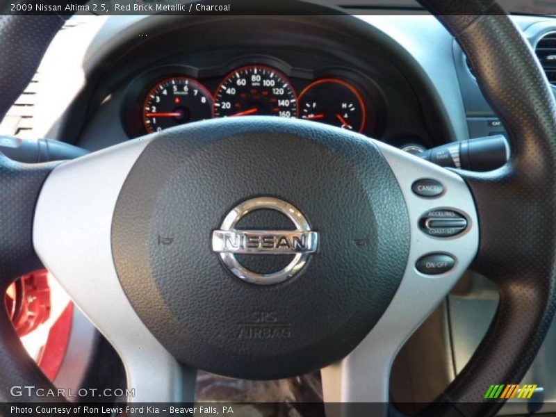 Red Brick Metallic / Charcoal 2009 Nissan Altima 2.5