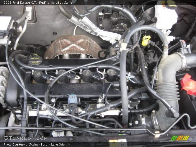 Redfire Metallic / Stone 2008 Ford Escape XLT