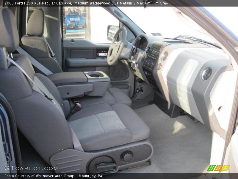  2005 F150 XLT Regular Cab 4x4 Medium Flint Grey Interior