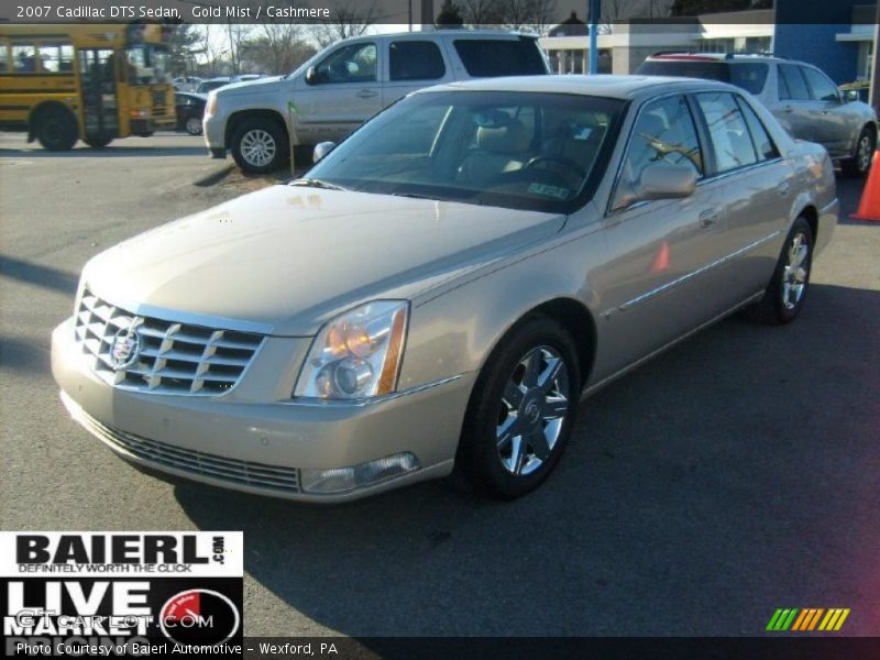 Gold Mist / Cashmere 2007 Cadillac DTS Sedan