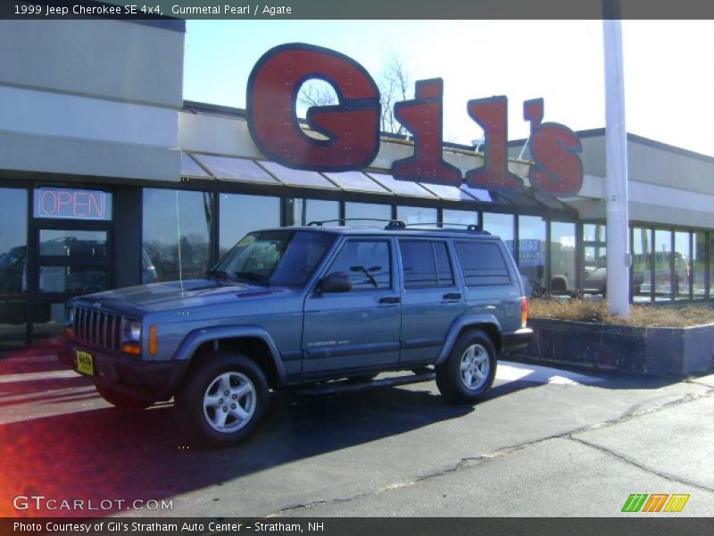 Gunmetal Pearl / Agate 1999 Jeep Cherokee SE 4x4