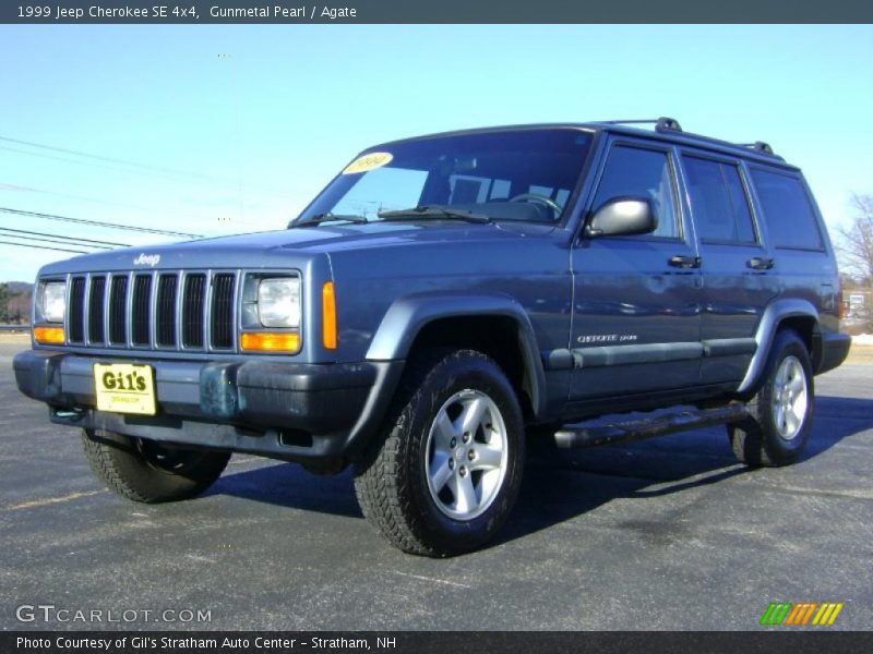 Gunmetal Pearl / Agate 1999 Jeep Cherokee SE 4x4
