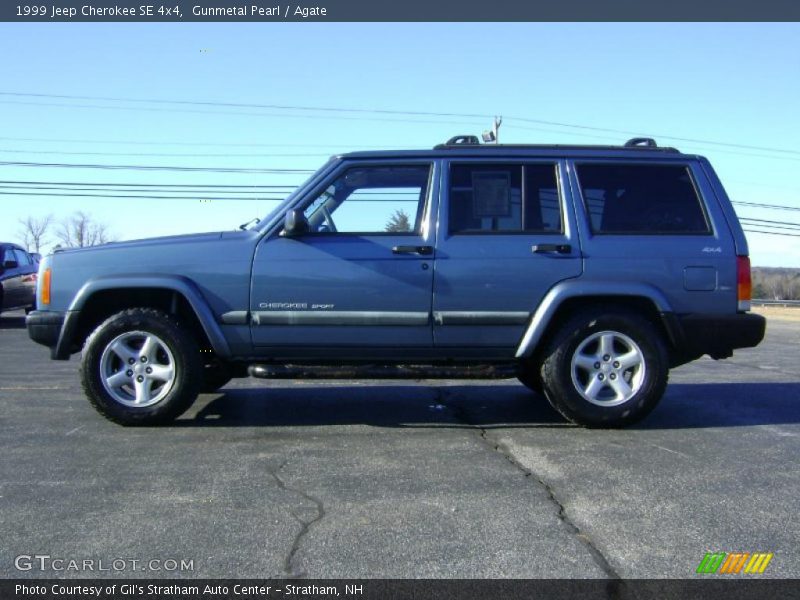 Gunmetal Pearl / Agate 1999 Jeep Cherokee SE 4x4