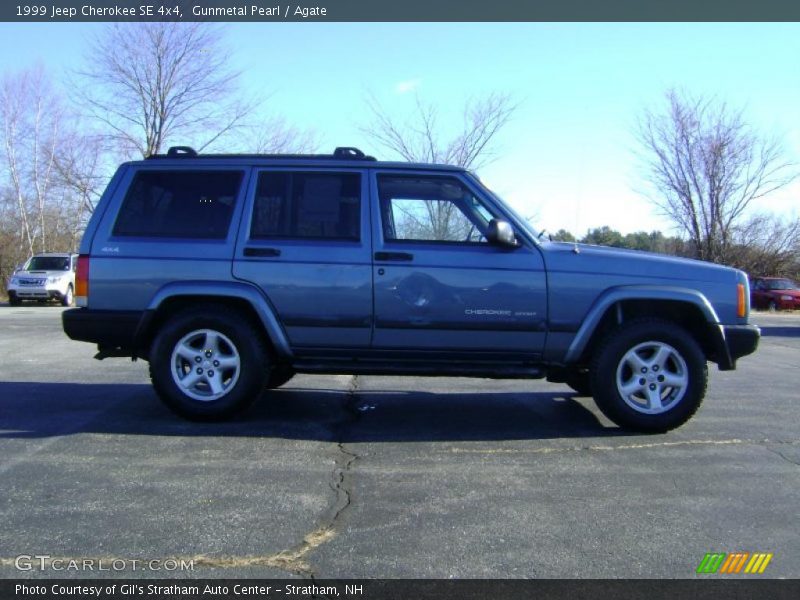 Gunmetal Pearl / Agate 1999 Jeep Cherokee SE 4x4