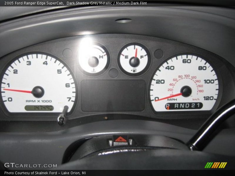 Dark Shadow Grey Metallic / Medium Dark Flint 2005 Ford Ranger Edge SuperCab