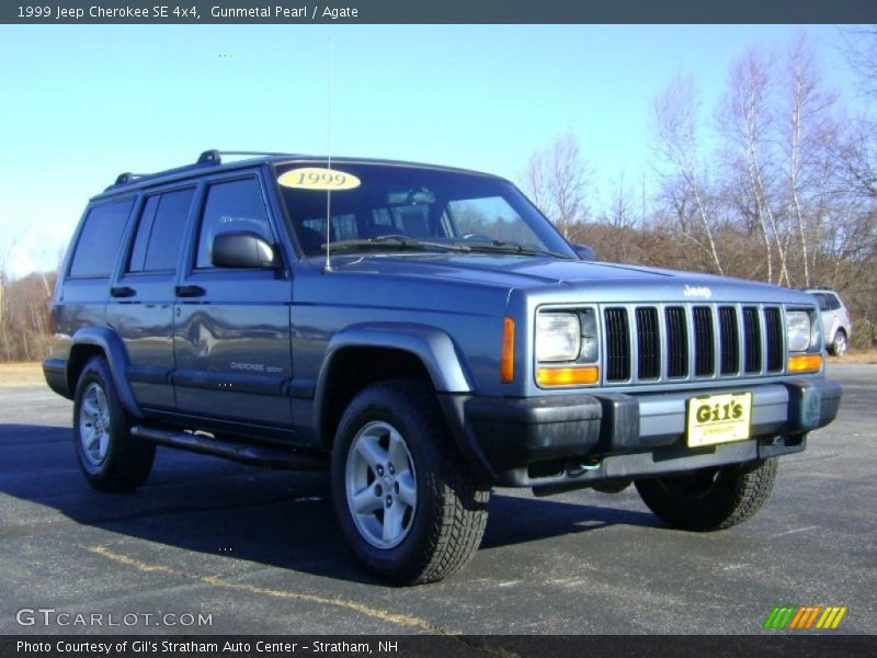 Gunmetal Pearl / Agate 1999 Jeep Cherokee SE 4x4