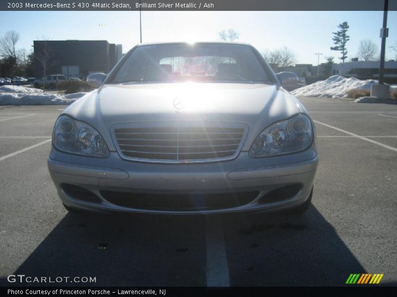 Brilliant Silver Metallic / Ash 2003 Mercedes-Benz S 430 4Matic Sedan