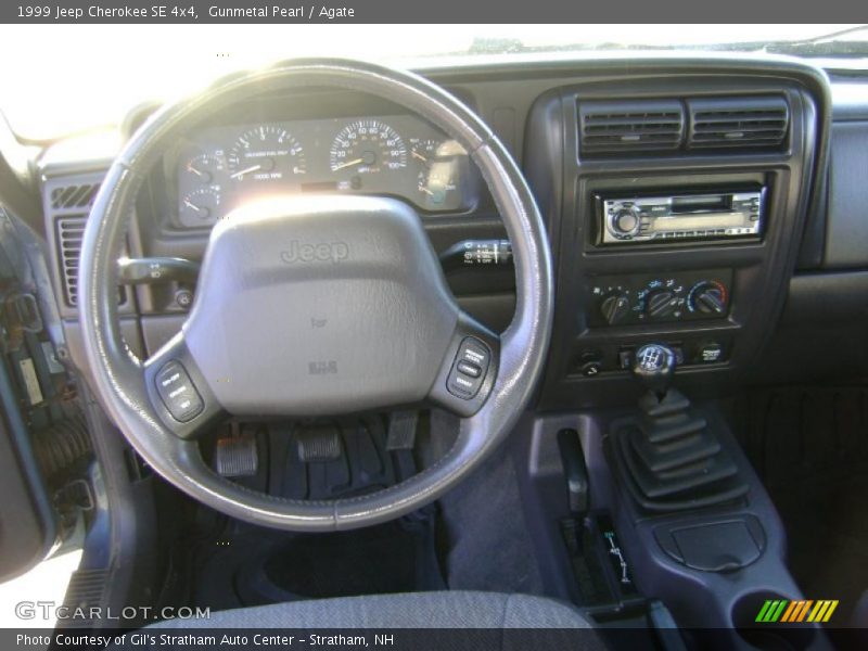 Gunmetal Pearl / Agate 1999 Jeep Cherokee SE 4x4