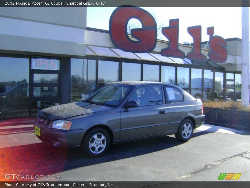 Charcoal Gray / Gray 2002 Hyundai Accent GS Coupe