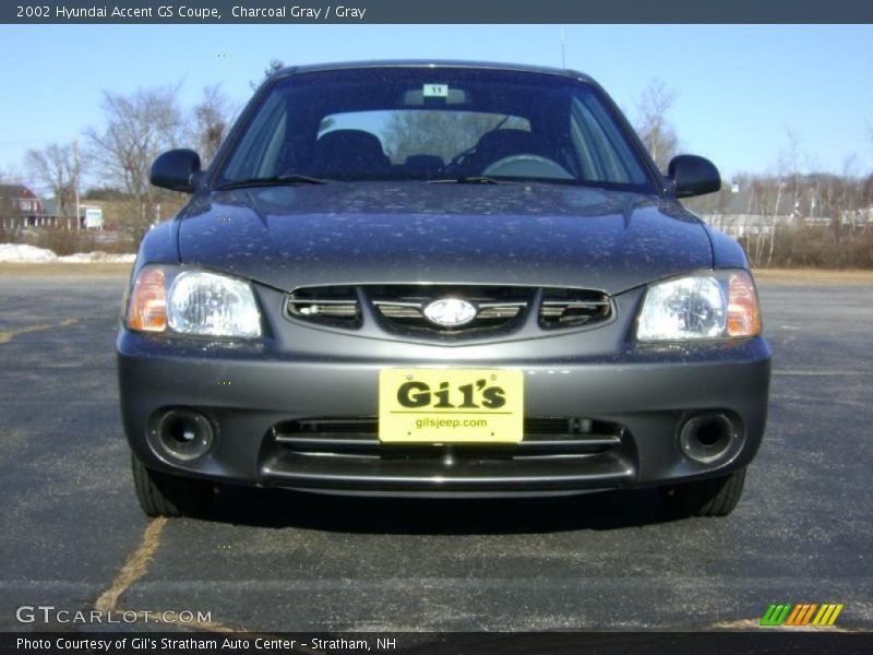 Charcoal Gray / Gray 2002 Hyundai Accent GS Coupe
