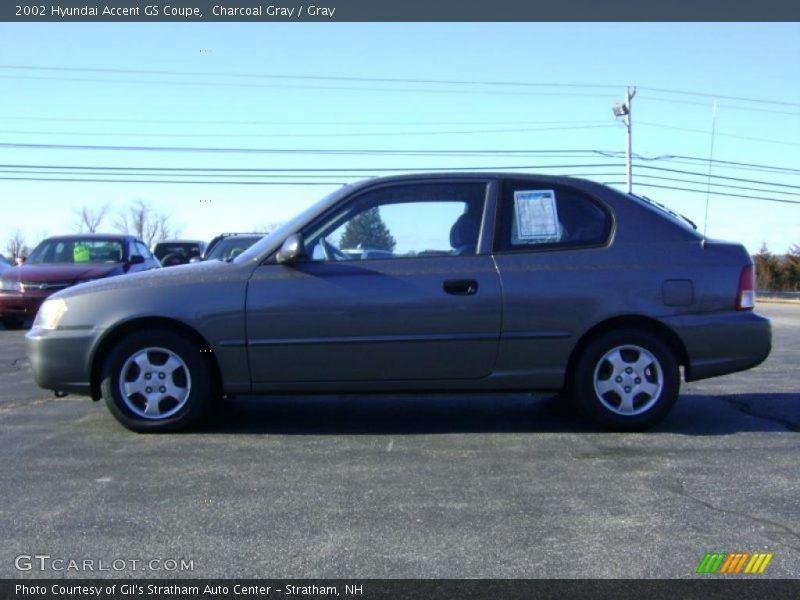 Charcoal Gray / Gray 2002 Hyundai Accent GS Coupe
