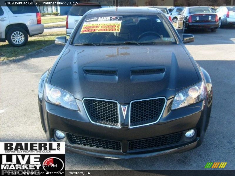 Panther Black / Onyx 2009 Pontiac G8 GT