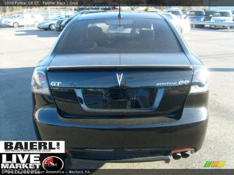 Panther Black / Onyx 2009 Pontiac G8 GT