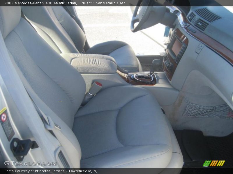 Brilliant Silver Metallic / Ash 2003 Mercedes-Benz S 430 4Matic Sedan