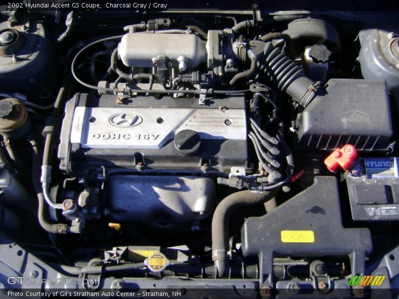 2002 Accent GS Coupe Engine - 1.6 Liter DOHC 16-Valve 4 Cylinder