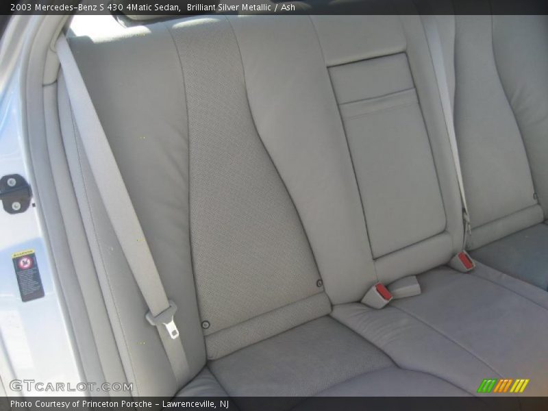 Brilliant Silver Metallic / Ash 2003 Mercedes-Benz S 430 4Matic Sedan