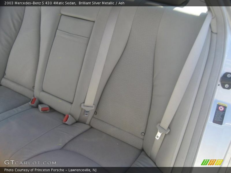 Brilliant Silver Metallic / Ash 2003 Mercedes-Benz S 430 4Matic Sedan